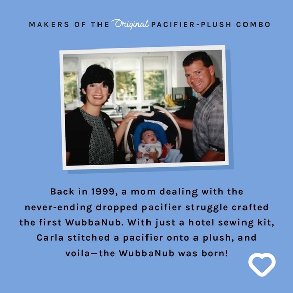 WubbaNub Baby Bullseye Soft Plush Toy Lovey - Picture 4 of 7